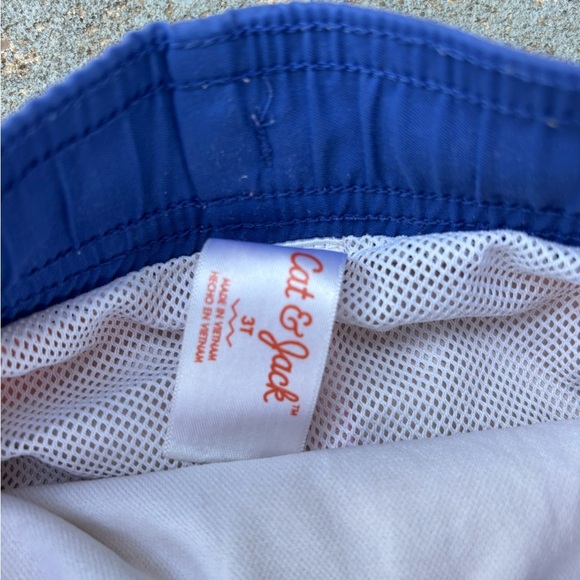 Cat & Jack Blue Swim Shorts - Picture 3 of 4